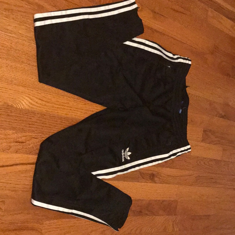 A black adidas pants